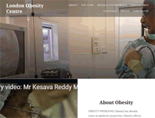 Tablet Screenshot of londonobesitycentre.com